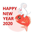 子年年賀イラスト